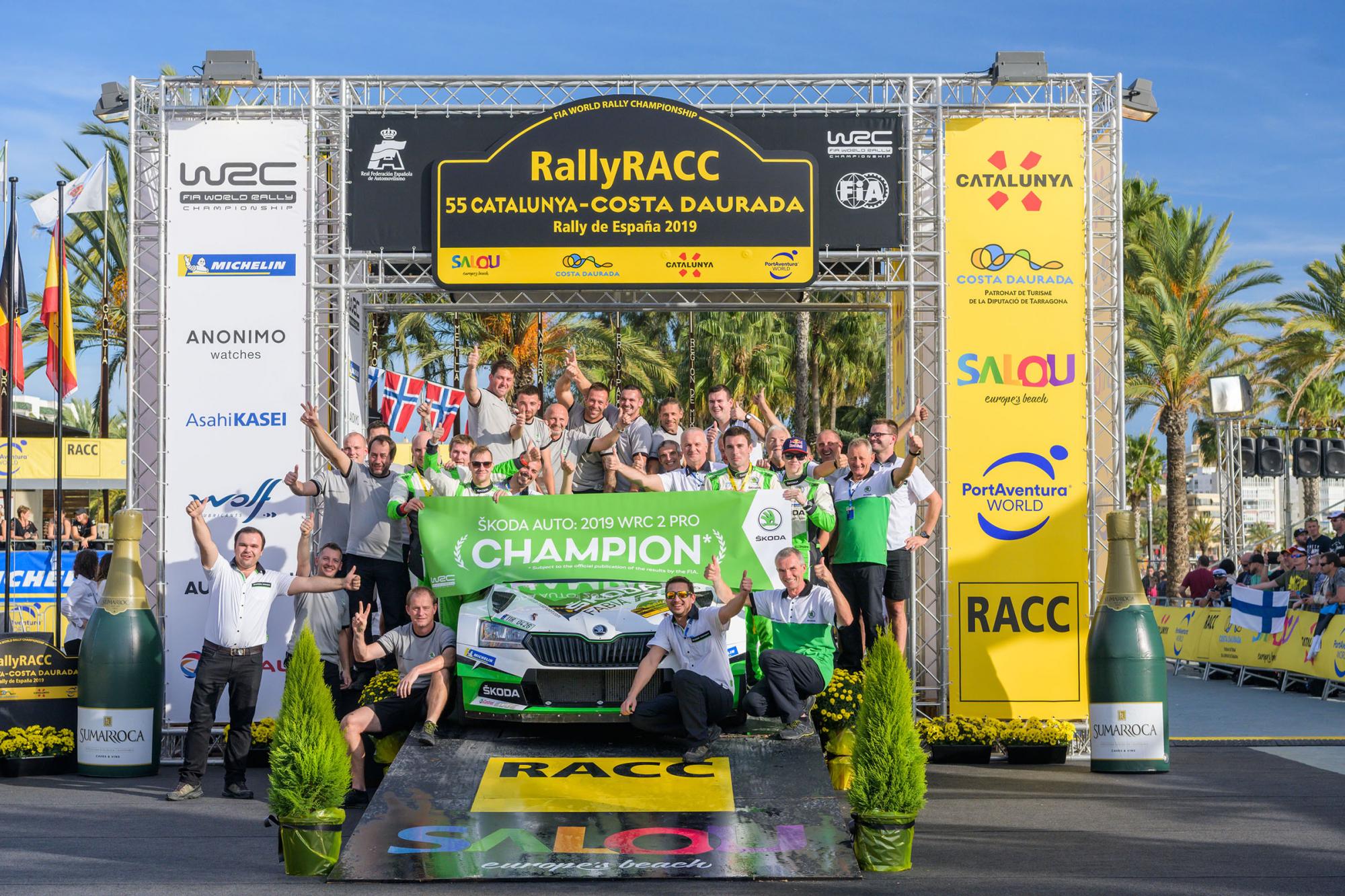 Η SKODA πολυνίκης σε WRC 2 Pro και WRC 2 το 2019!